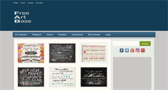 Desktop Screenshot of freeartbase.com